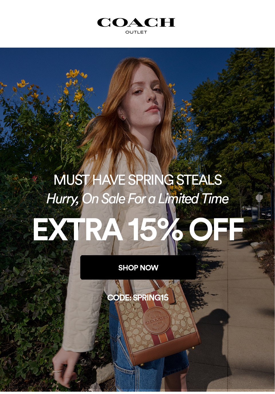 LIMITED TIME: Extra 15% Off COACH Outlet ? 